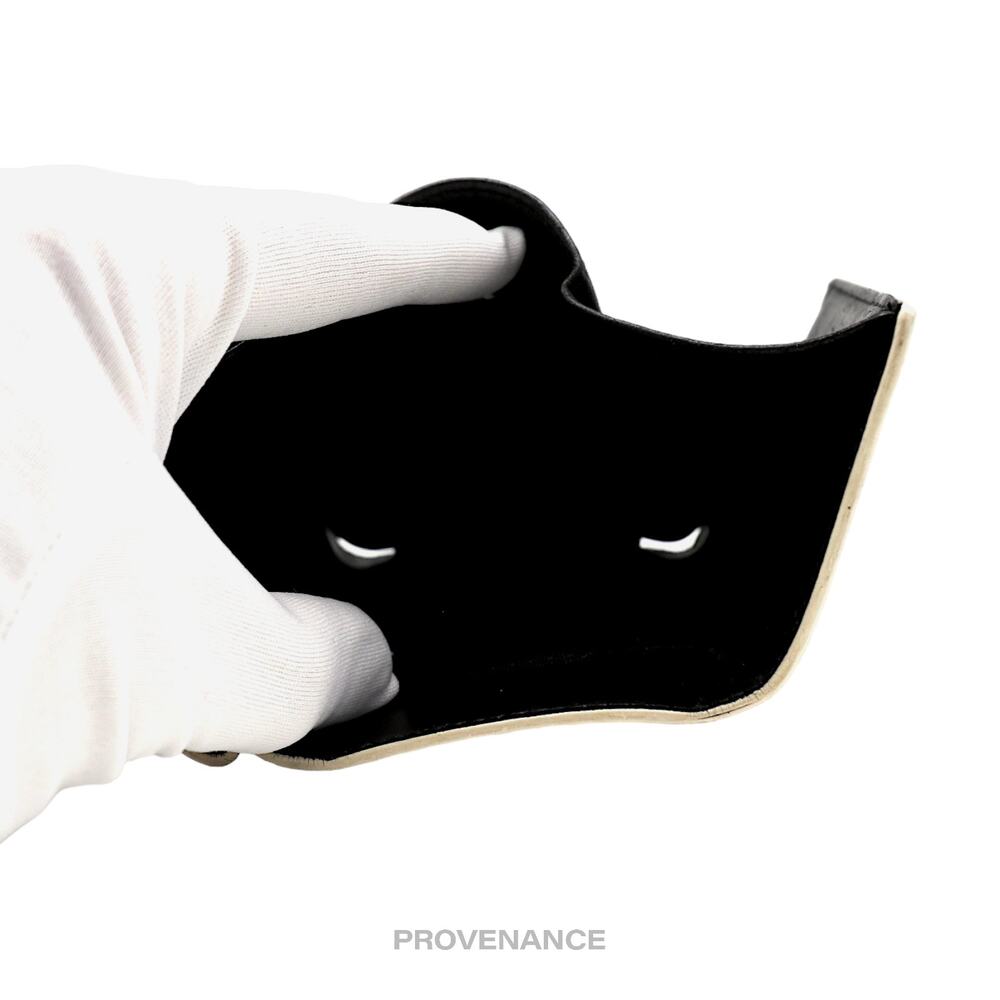 🔴 Balenciaga Logo Trifold Wallet - White Leather - Picture 8 of 9